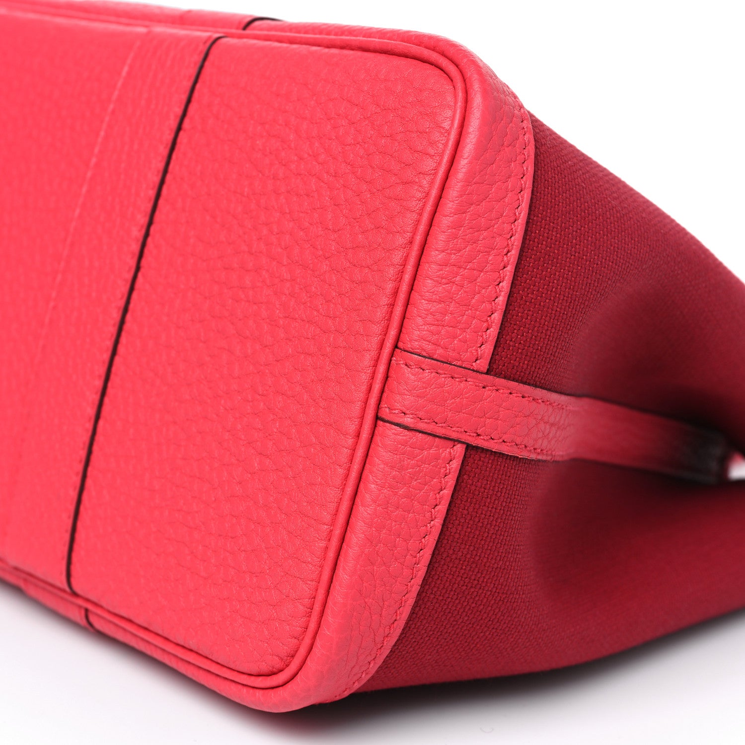 Hermes Toile Militaire Negonda Garden Party 30 TPM Rouge Grenat Bougainvillea 10 of 12