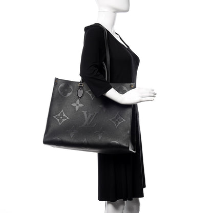 Louis Vuitton Empreinte Monogram Giant Onthego GM Black 2 of 10