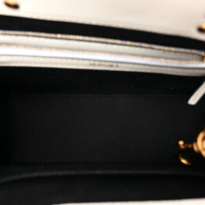 Versace Grained Calfskin Small La Medusa Chain White 5 of 9