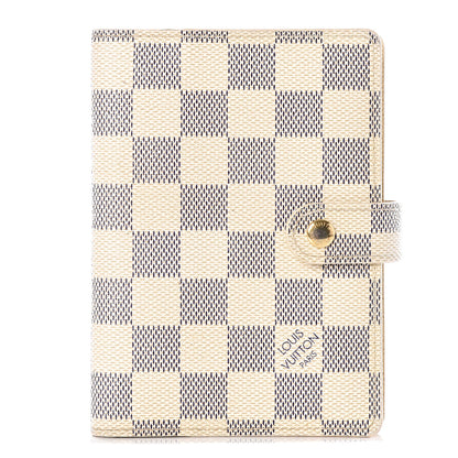 Louis Vuitton Damier Azur Small Ring Agenda Cover 1 of 8