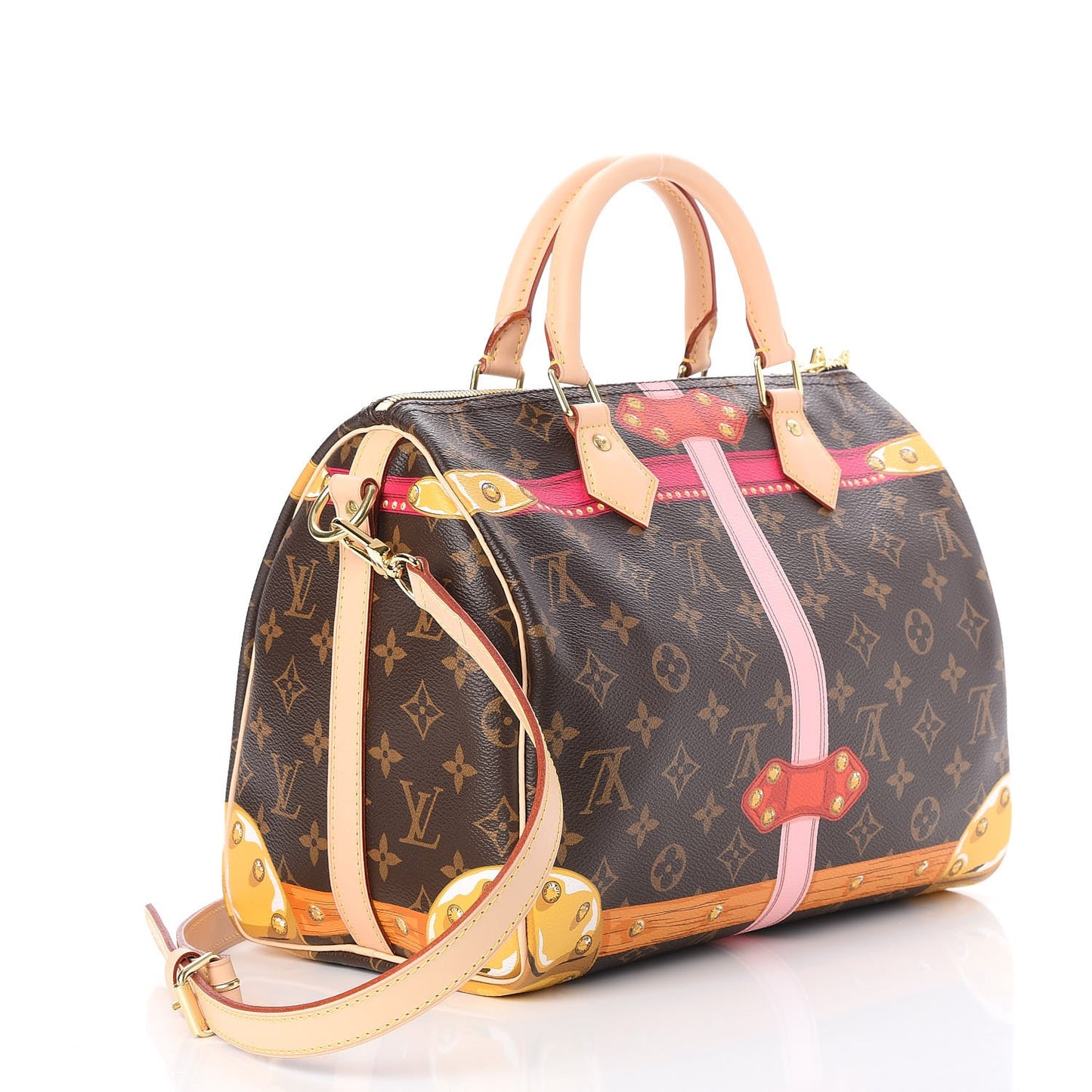 Monogram Summer Trunks Speedy Bandouliere 30