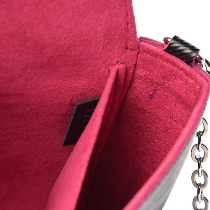 Louis Vuitton Epi Pochette Felicie Black Hot Pink 9 of 13