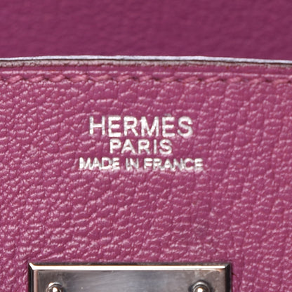 Hermes Chevre de Coromandel Birkin 30 Cyclamen 6 of 7