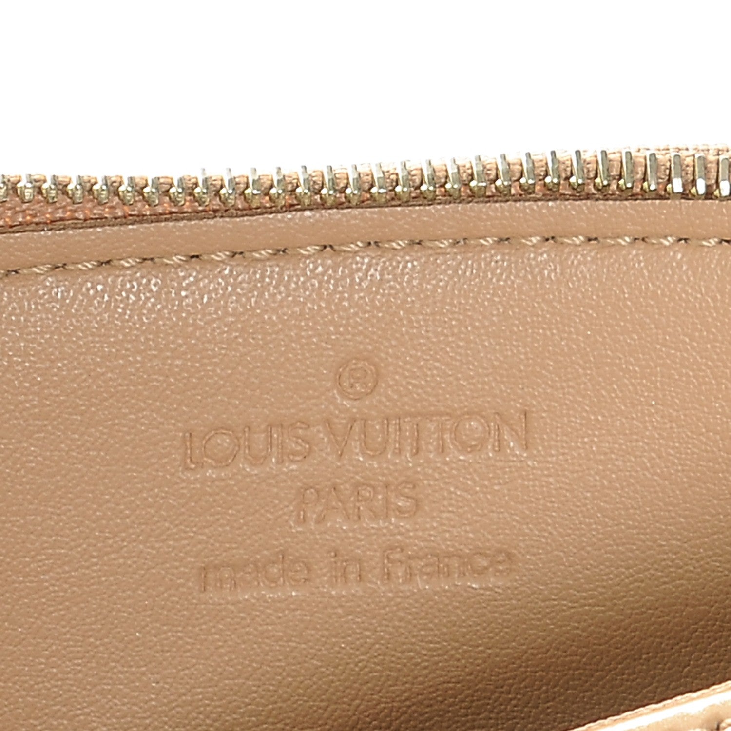 Louis Vuitton Vernis Lexington Pochette Noisette 6 of 6