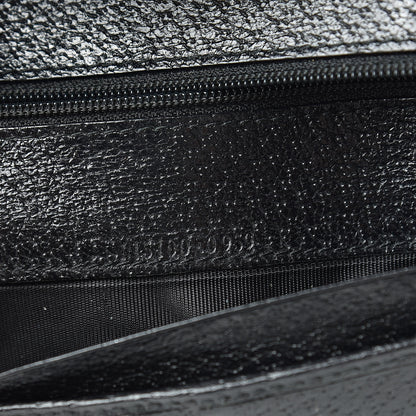 Gucci Monogram Metal Bar Continental Flap Wallet Black 8 of 18