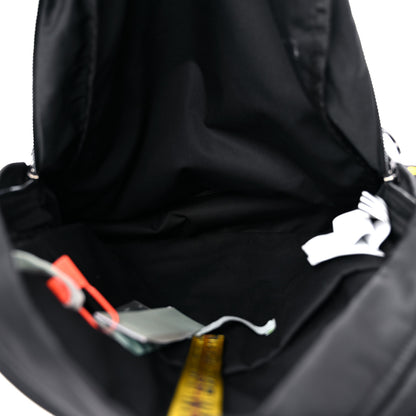 Off-White Canvas Logo Backpack Black 4 of 12