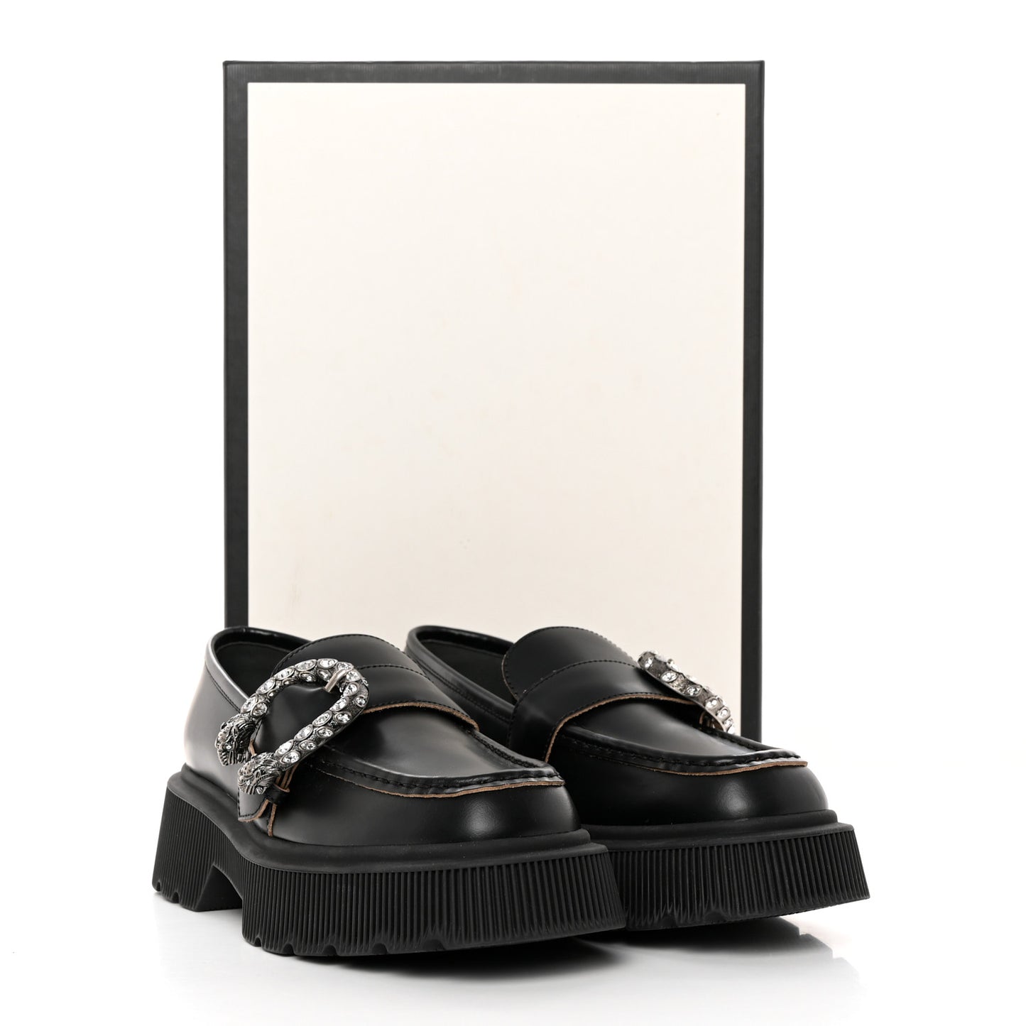 Cordovan Lux Dionysus Hunder Loafers 36 Black