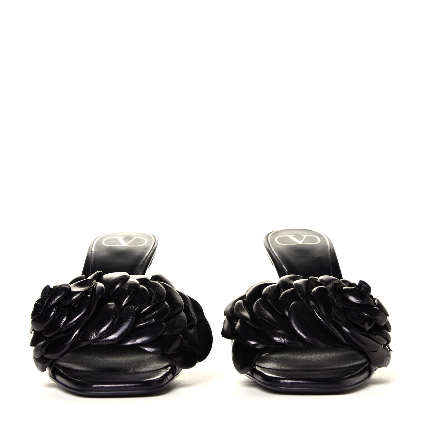 Kidskin Atelier 03 Rose Edition 90mm Slide Sandals 38 Black