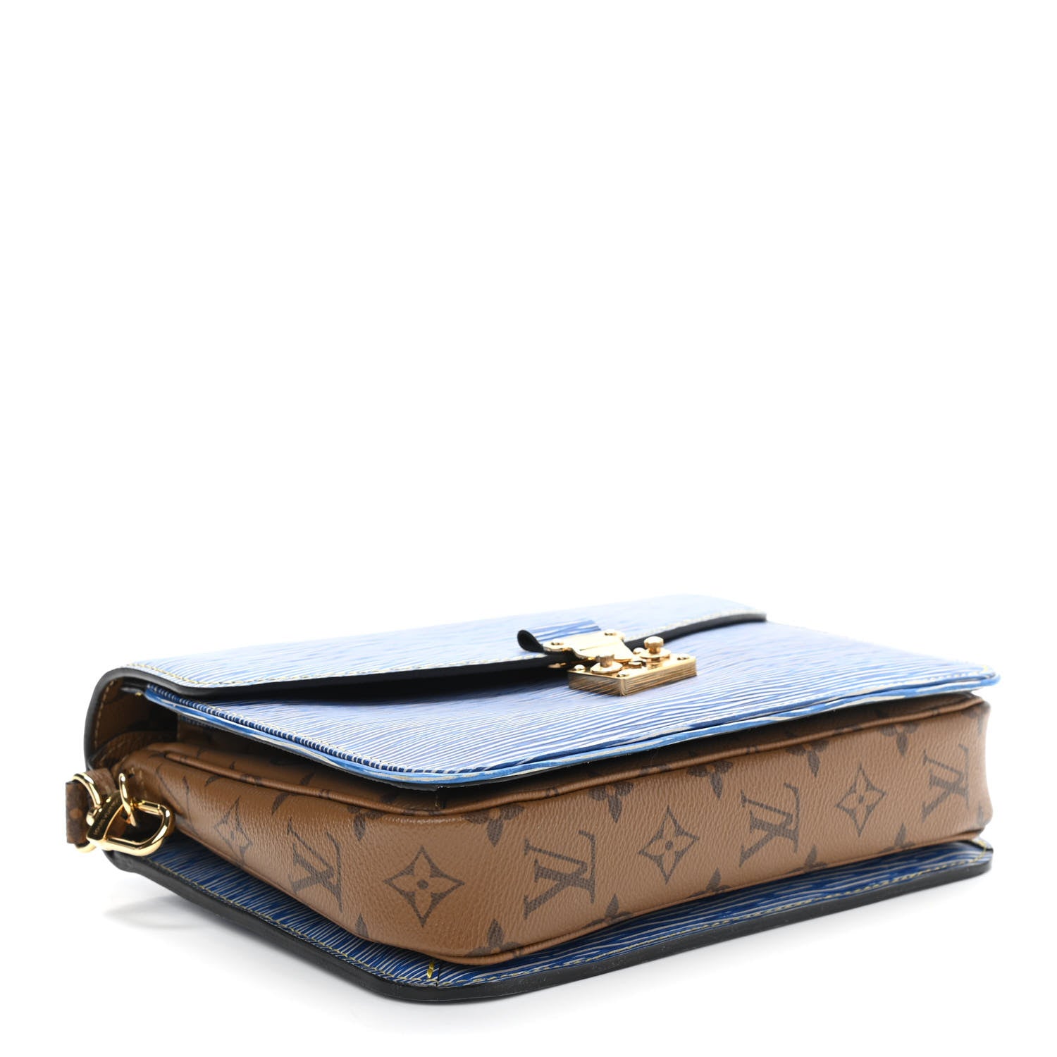 Louis Vuitton Epi Reverse Monogram Pochette Metis Denim Light 4 of 9