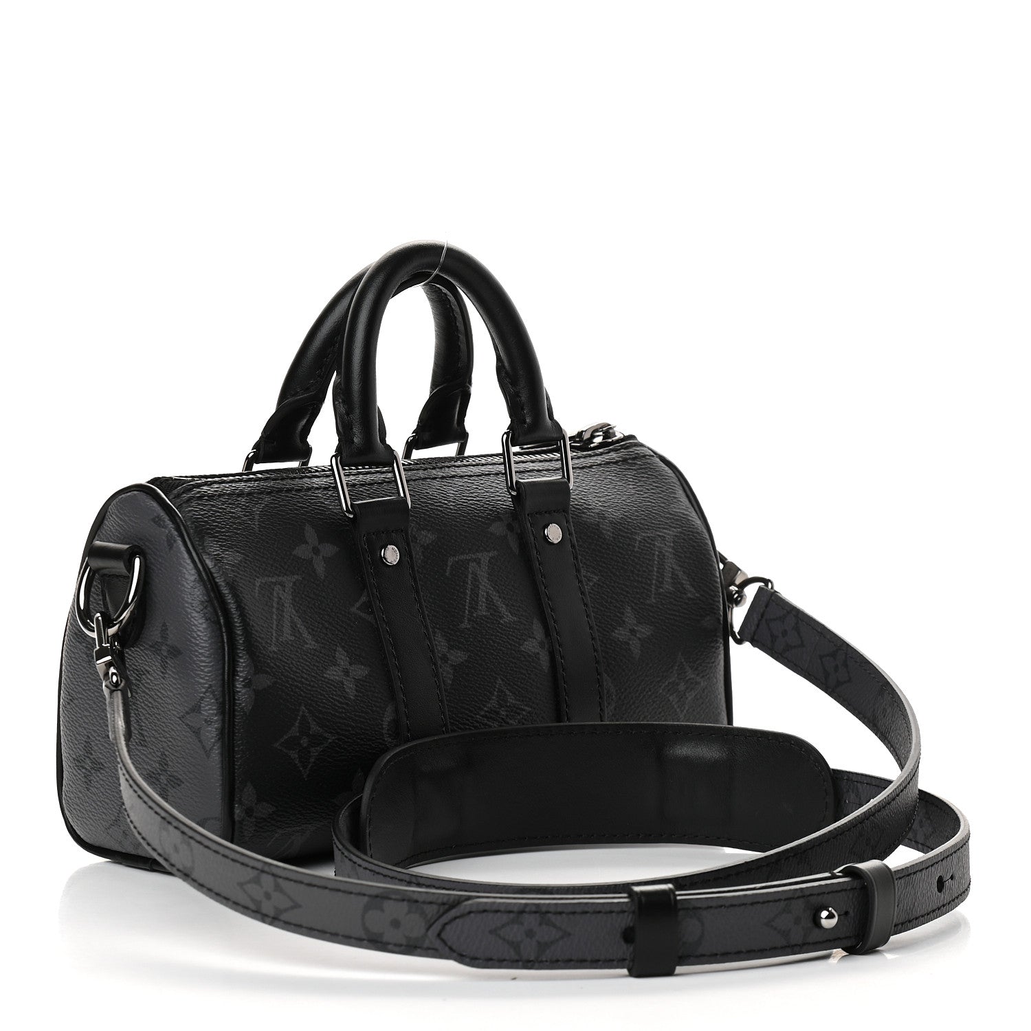 Louis Vuitton Reverse Monogram Eclipse Keepall XS Black 3 of 8