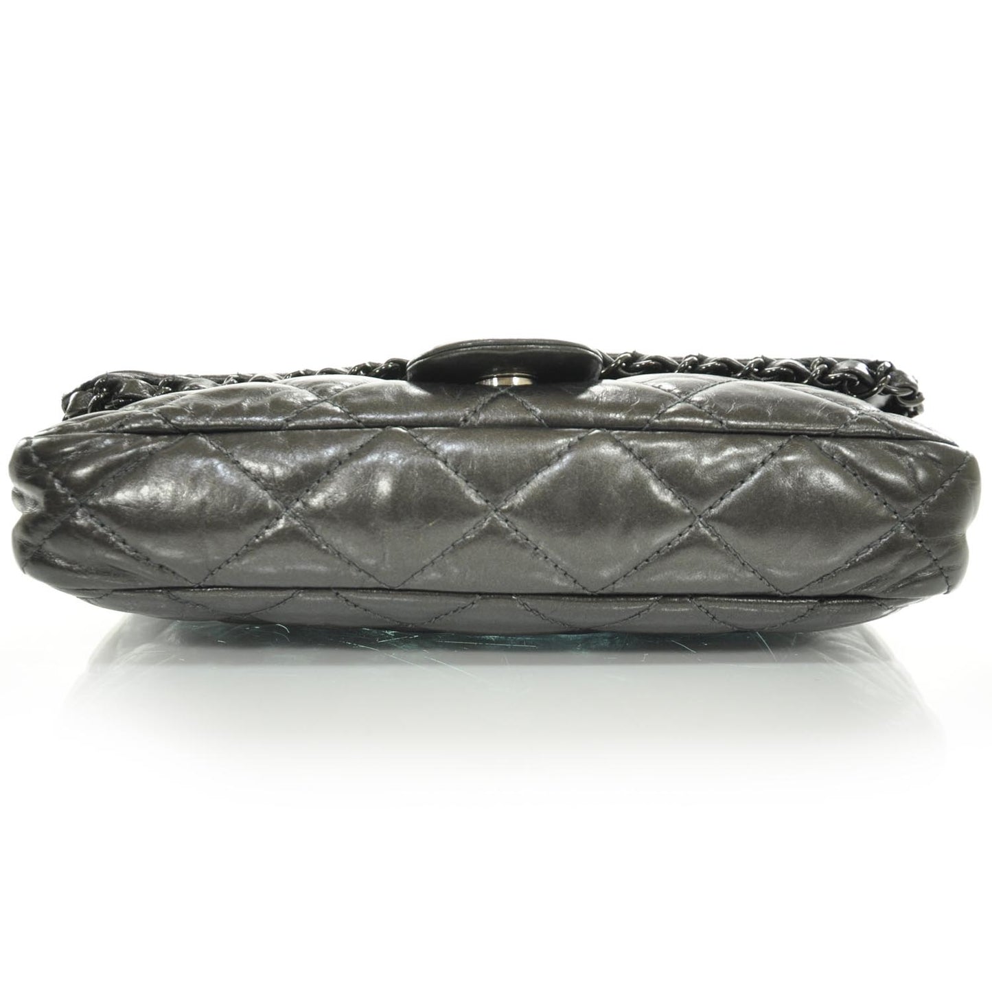 Leather Chain Me Medium Flap