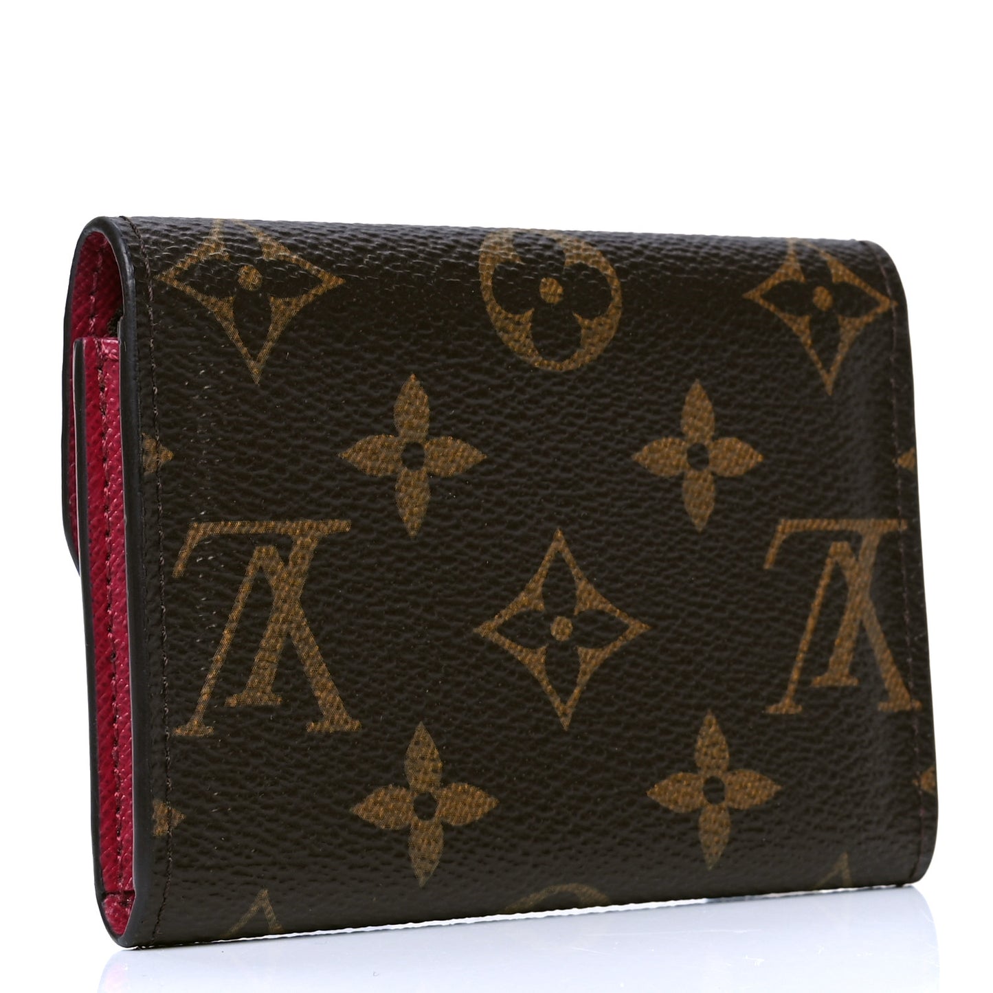 Monogram Rosalie Coin Purse Fuchsia