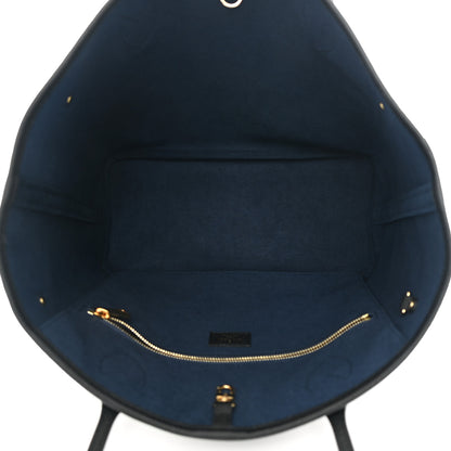 Louis Vuitton Empreinte Monogram Giant Neverfull MM Black 6 of 11
