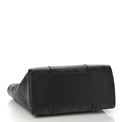 MCM Visetos Medium Toni Shopper Tote Black 4 of 8