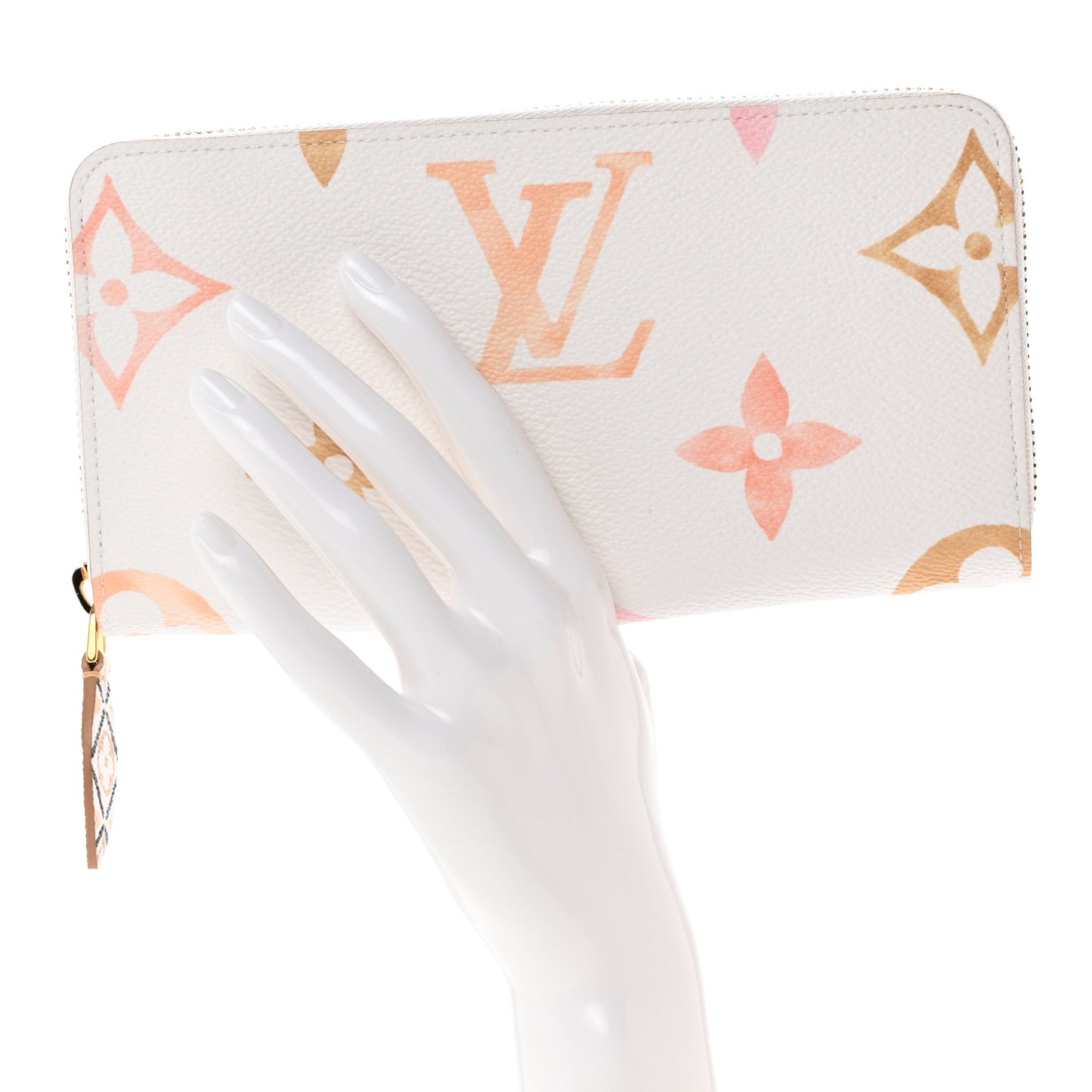 Monogram Resort Zippy Wallet Beige