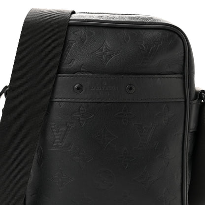 Louis Vuitton Calfskin Monogram Shadow Danube PM Black 8 of 11