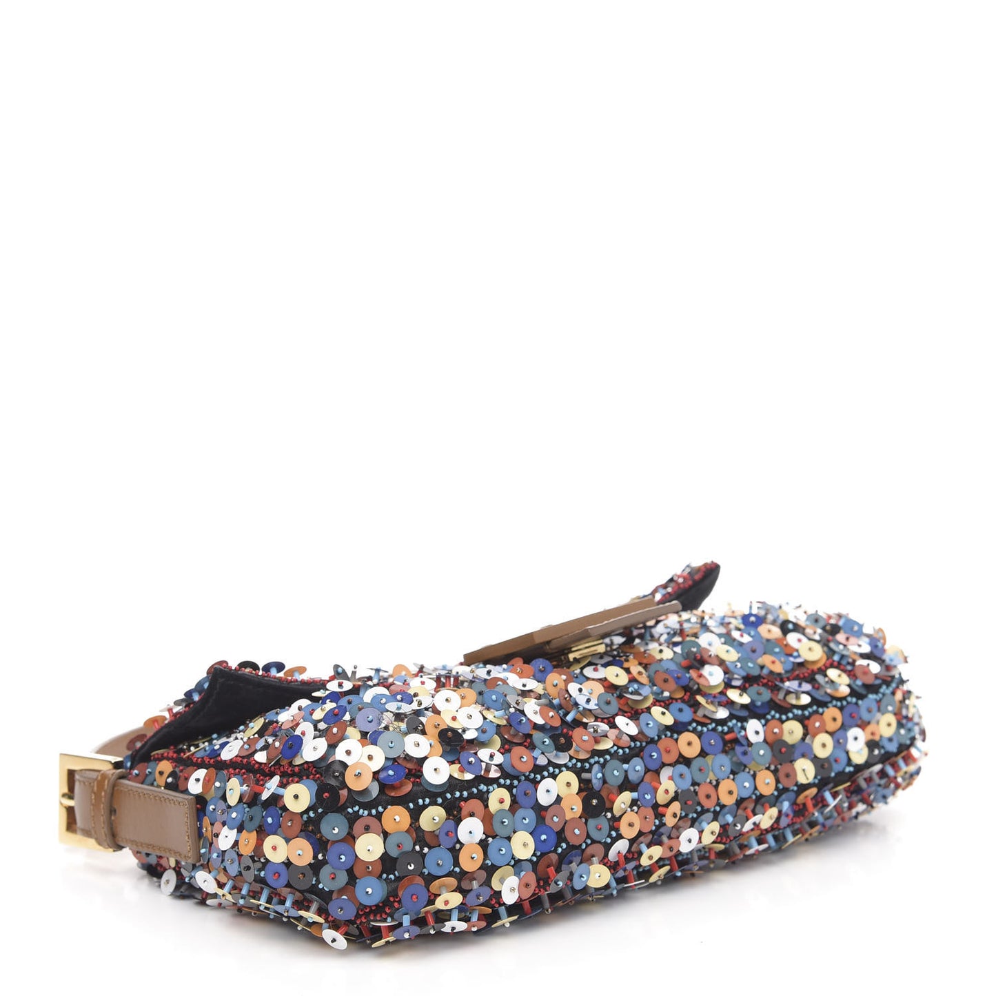 Sequin Embroidered Baguette Multicolor
