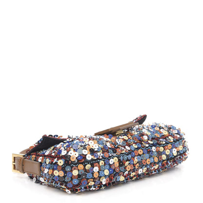 Fendi Sequin Embroidered Baguette Multicolor 4 of 10