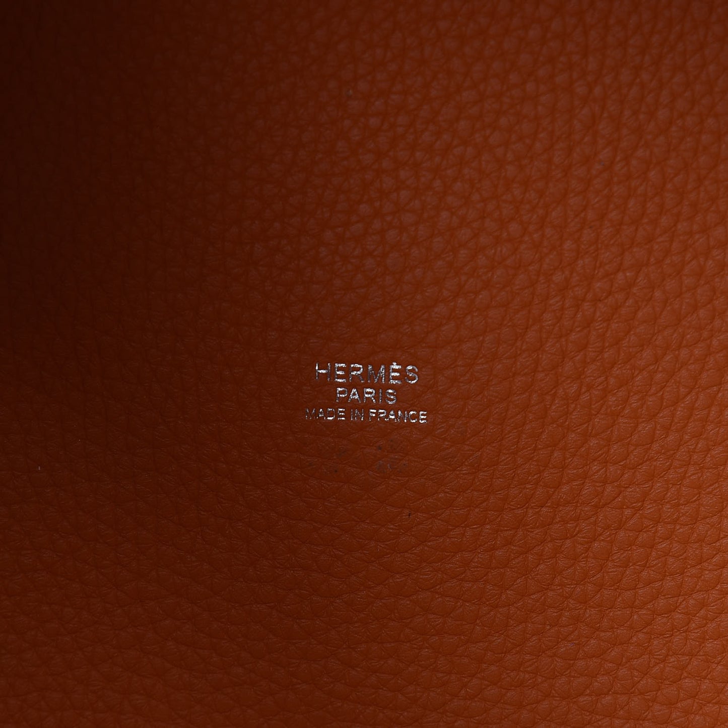 Taurillon Clemence Swift Eclat Picotin Lock 26 GM Orange Rouge Grenat