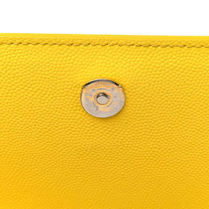 Saint Laurent Grain De Poudre Small Monogram Kate Satchel Mimosa 12 of 16