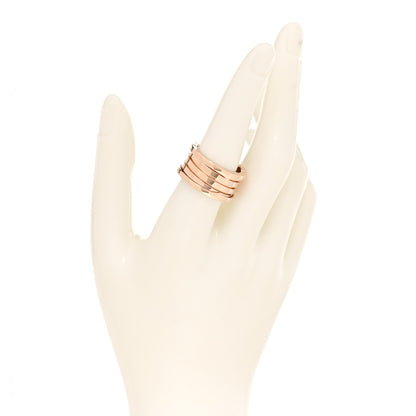 Bulgari 18K Rose Gold B.Zero1 Four-Band Ring 56 7.5 2 of 5