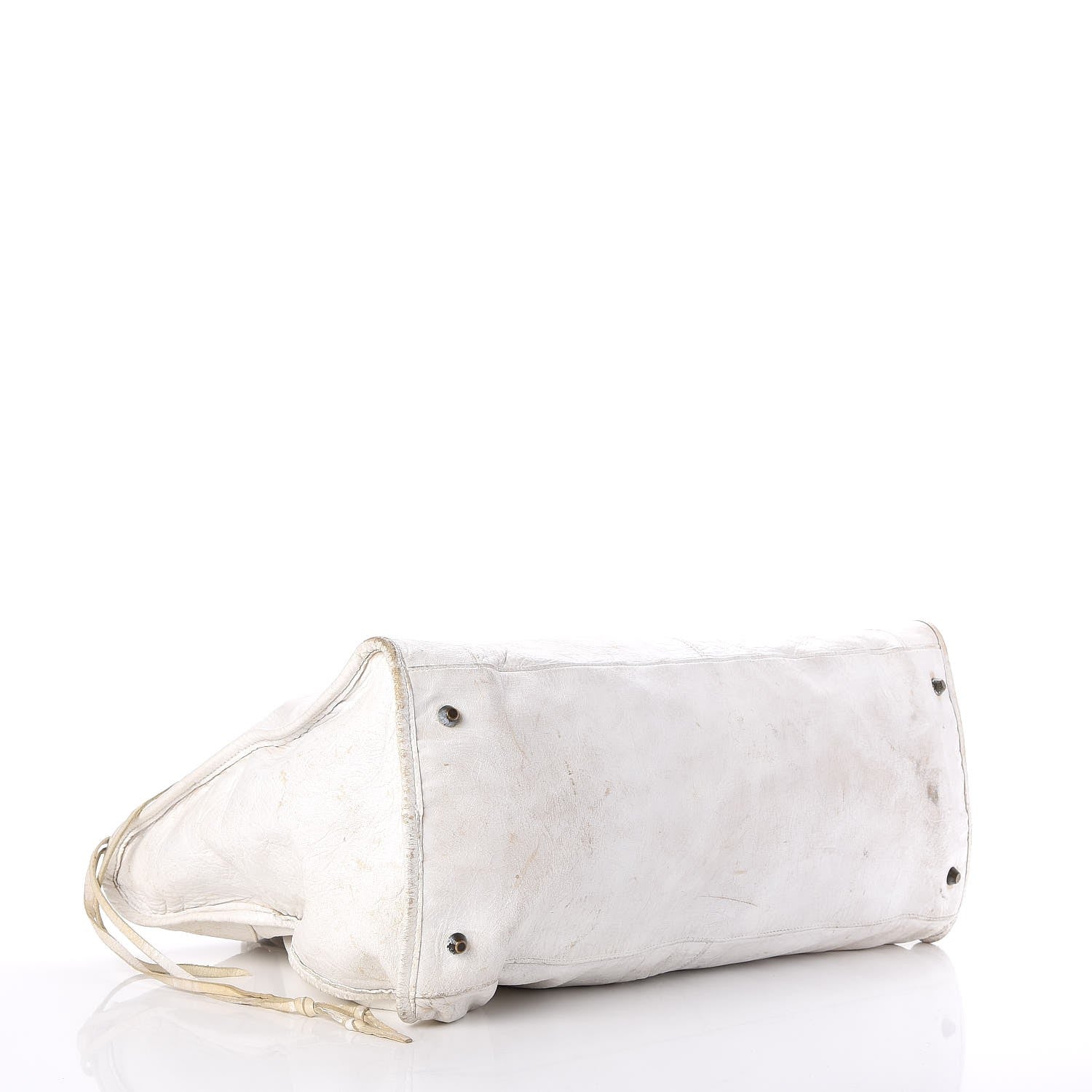 Balenciaga Agneau Classic Hardware Work Bag White 4 of 10