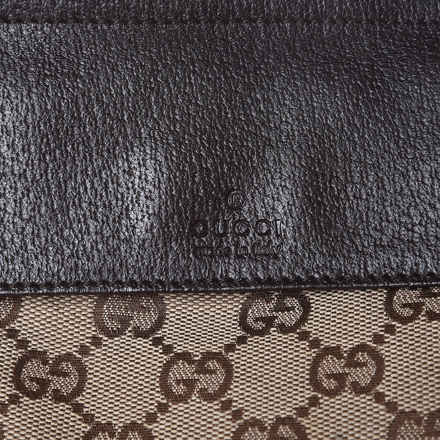 Gucci Monogram Web Belt Bag Dark Brown 6 of 13