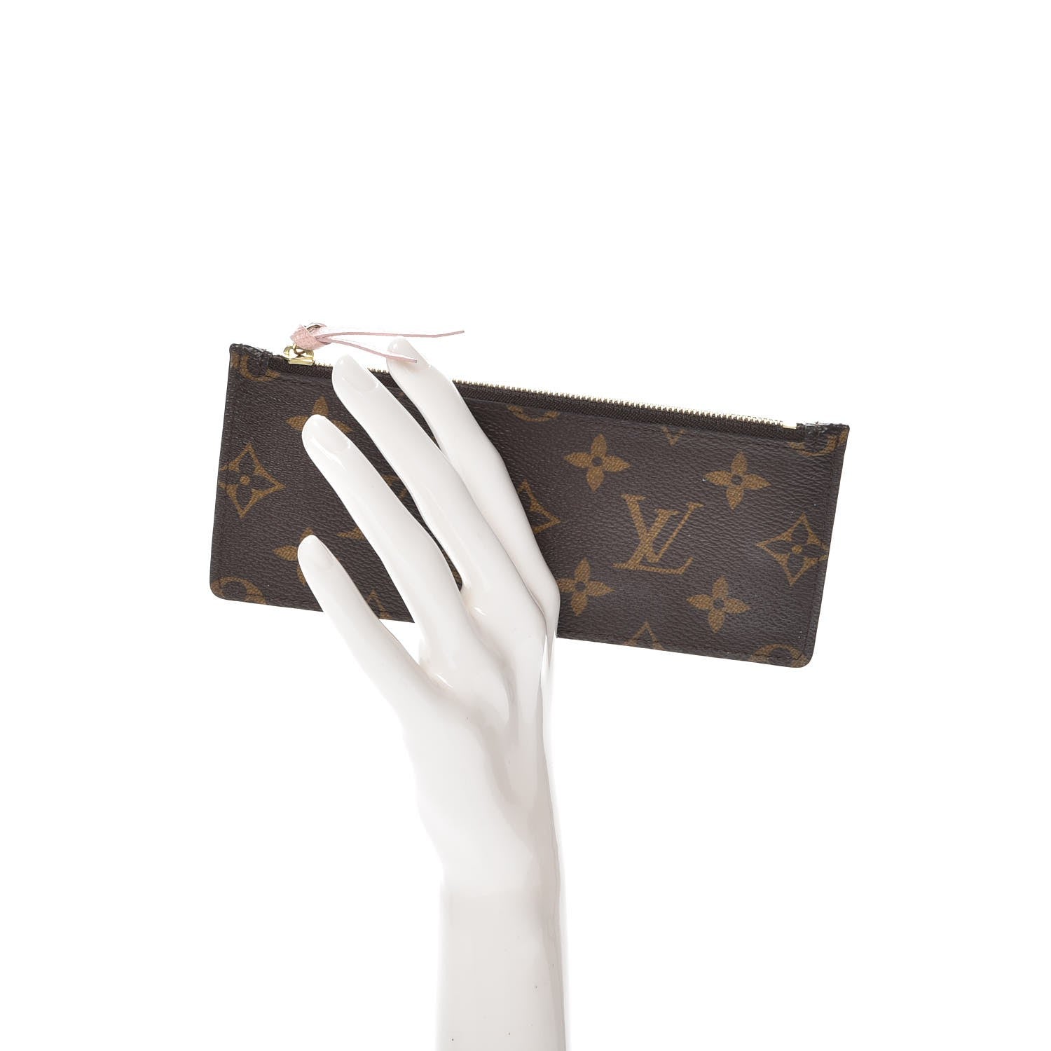 Louis Vuitton Monogram Josephine Chain Wallet Zippered Insert 2 of 7