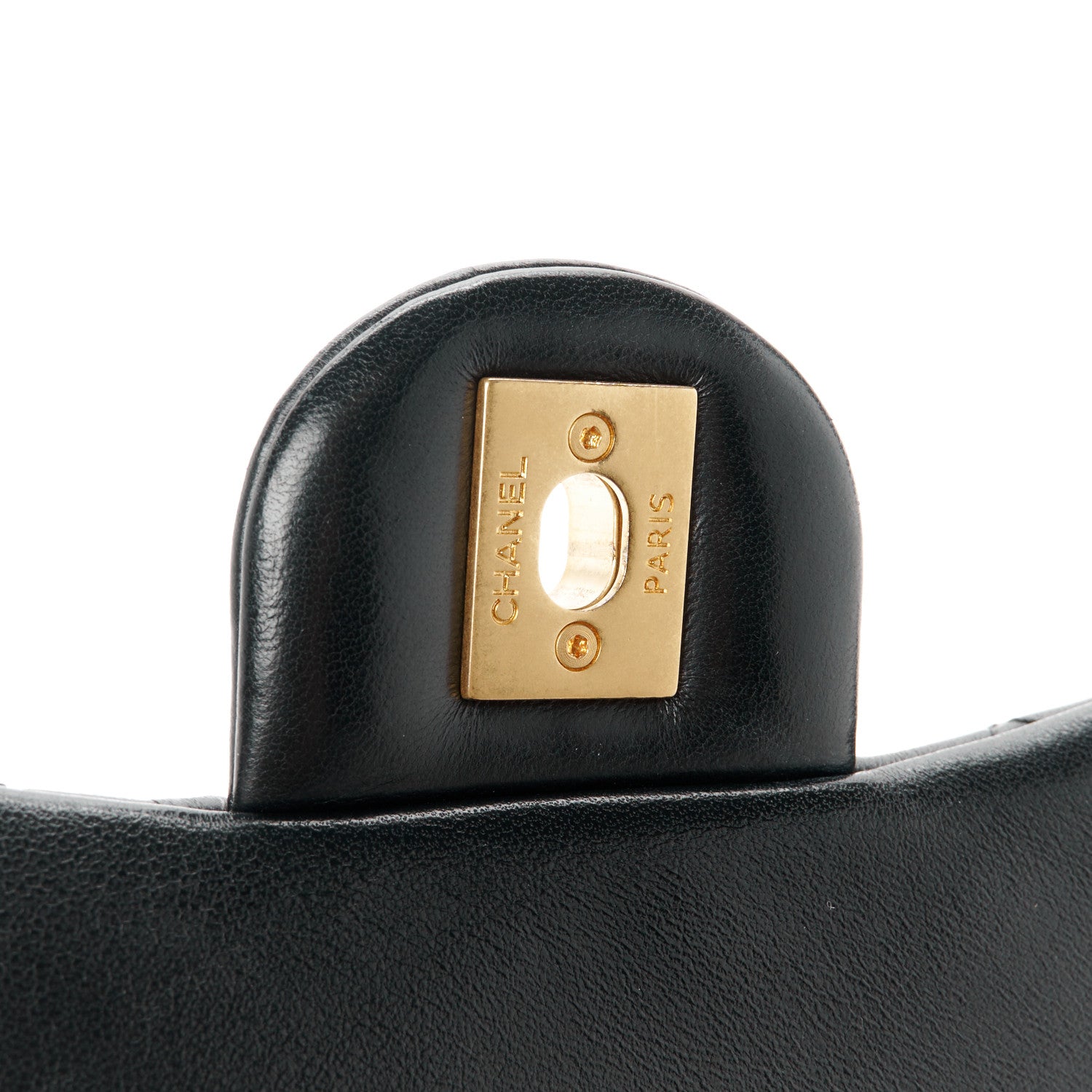 Chanel Lambskin Enamel Quilted Mini Pending CC Square Flap Black 6 of 11