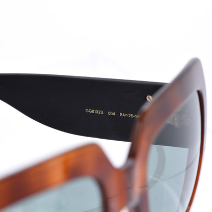 Gucci Square Frame GG0102S Sunglasses Glitter Silver Multi 5 of 8