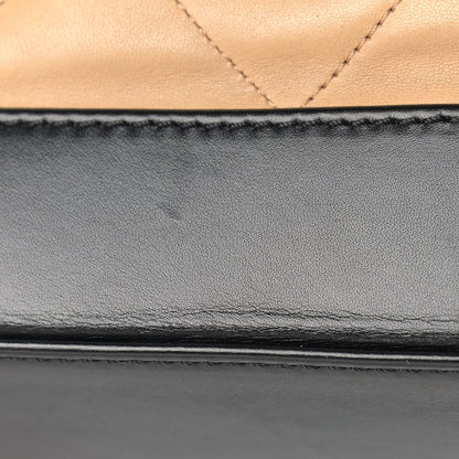 Chanel Calfskin Quilted VIP Flap Beige Black 14 of 14