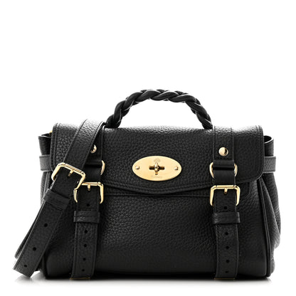 Mulberry Heavy Grain Mini Alexa Black 1 of 9