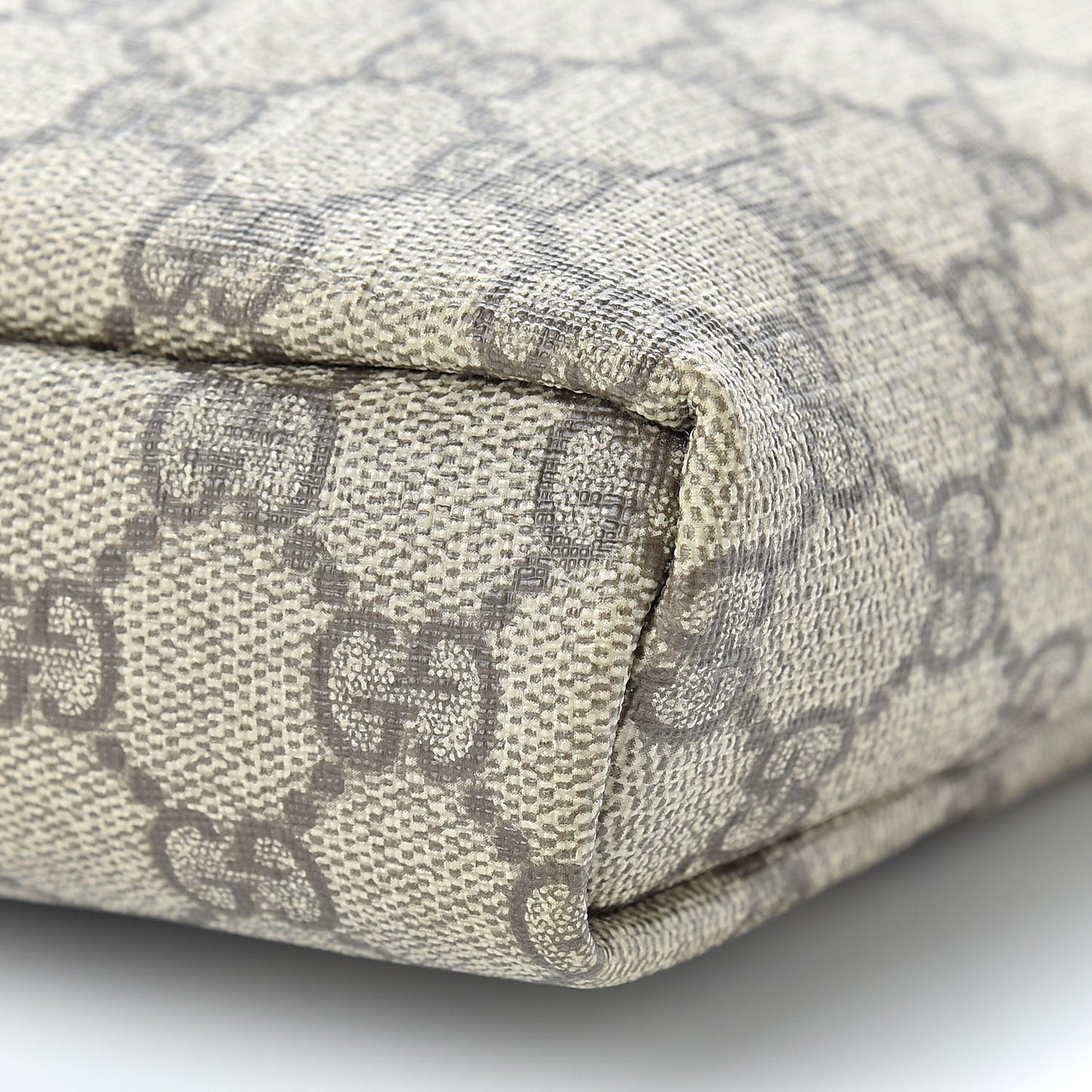 GG Supreme Monogram Selleria Calfskin Small Flap Messenger Bag Beige Ebony Cocoa Dark Chocolate
