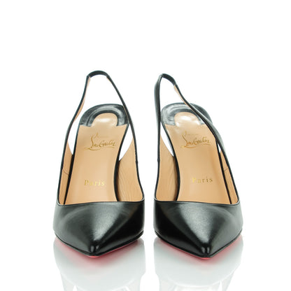 Christian Louboutin Kid Apostrophy Sling 100 Pumps 40 Black 2 of 7