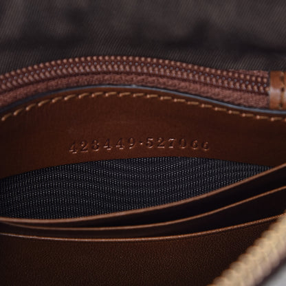 Gucci GG Supreme Monogram Wrist Wallet Brown 7 of 7
