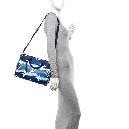 Louis Vuitton Monogram Escale Speedy Bandouliere 30 Blue 2 of 9