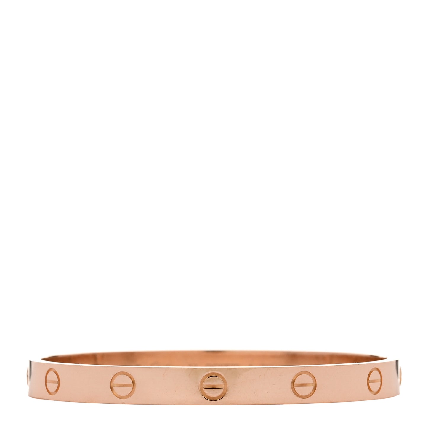 18K Pink Gold LOVE Bracelet 17
