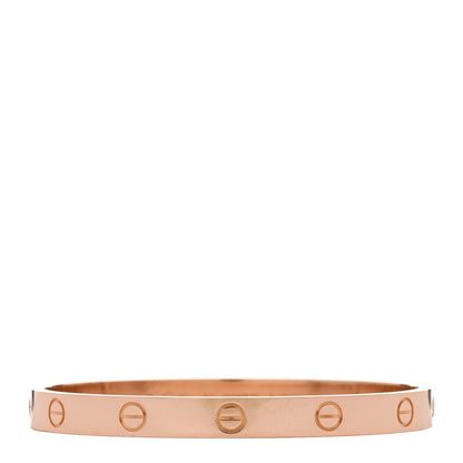 Cartier 18K Pink Gold LOVE Bracelet 17 1 of 7