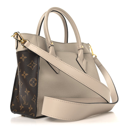 Louis Vuitton Calfskin Monogram On My Side PM Greige 3 of 9