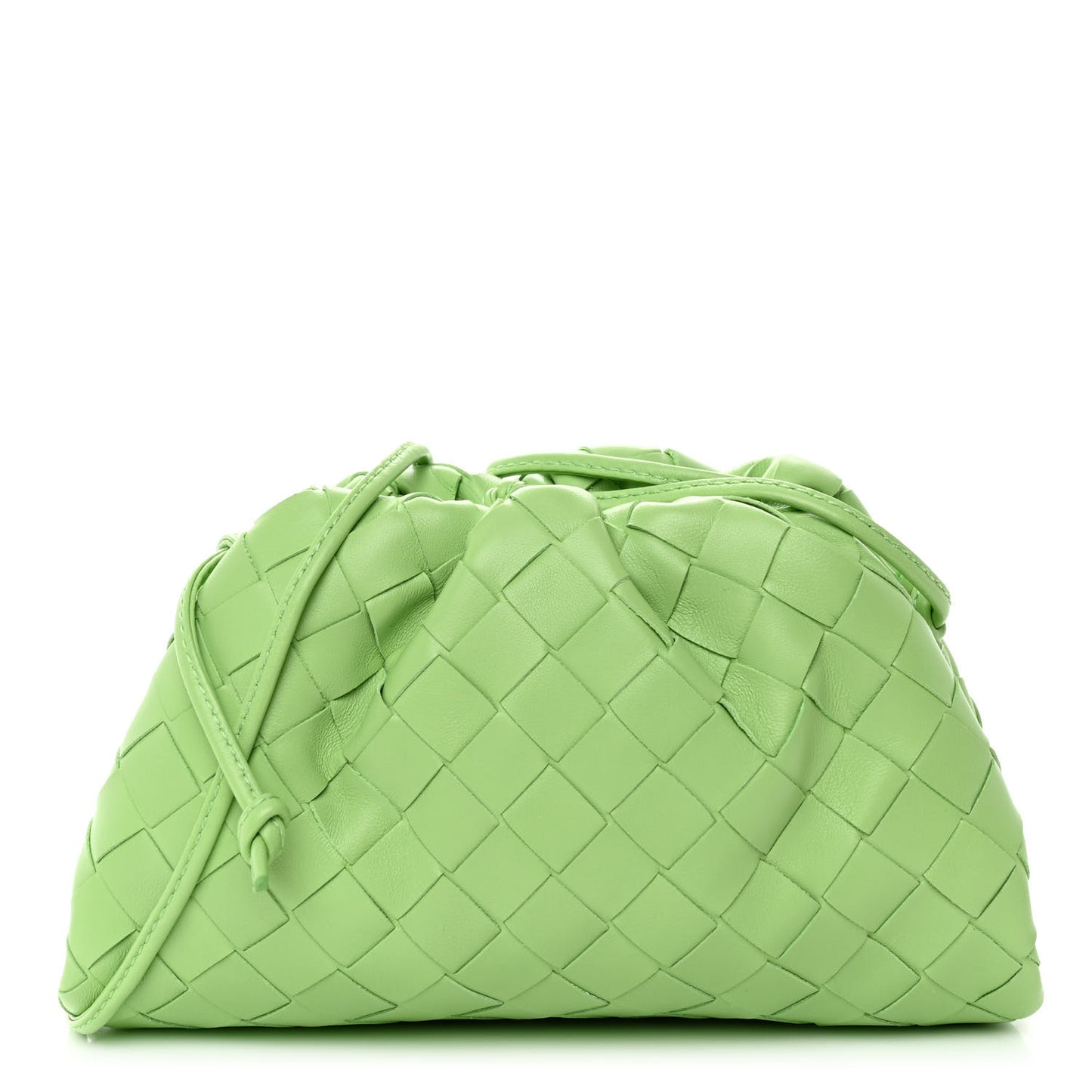 Nappa Intrecciato The Mini Pouch Pistachio