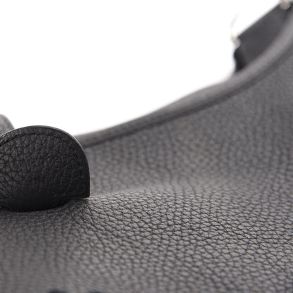 Hermes Taurillon Clemence Evelyne III GM Black 8 of 10
