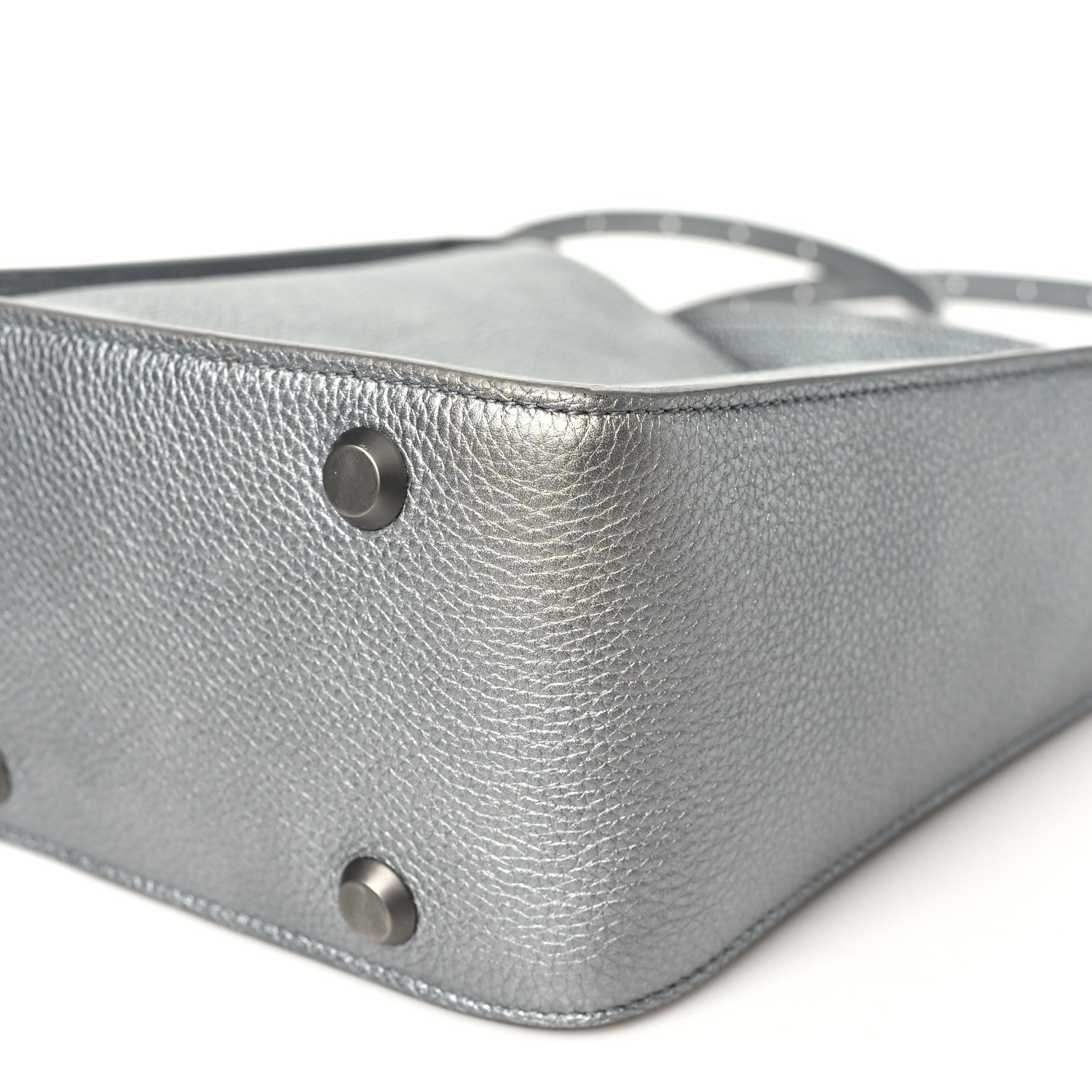 Balenciaga Metallic Calfskin XS Tool 2.0 North-South Tote Silver 10 of 11