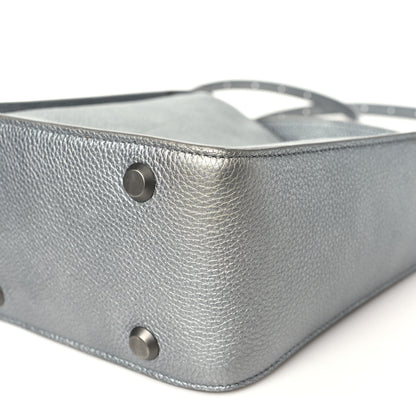 Balenciaga Metallic Calfskin XS Tool 2.0 North-South Tote Silver 10 of 11