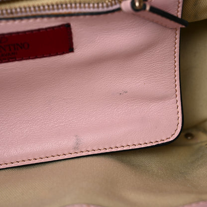 Valentino Garavani Vitello Small Rockstud Tote Pink 7 of 17