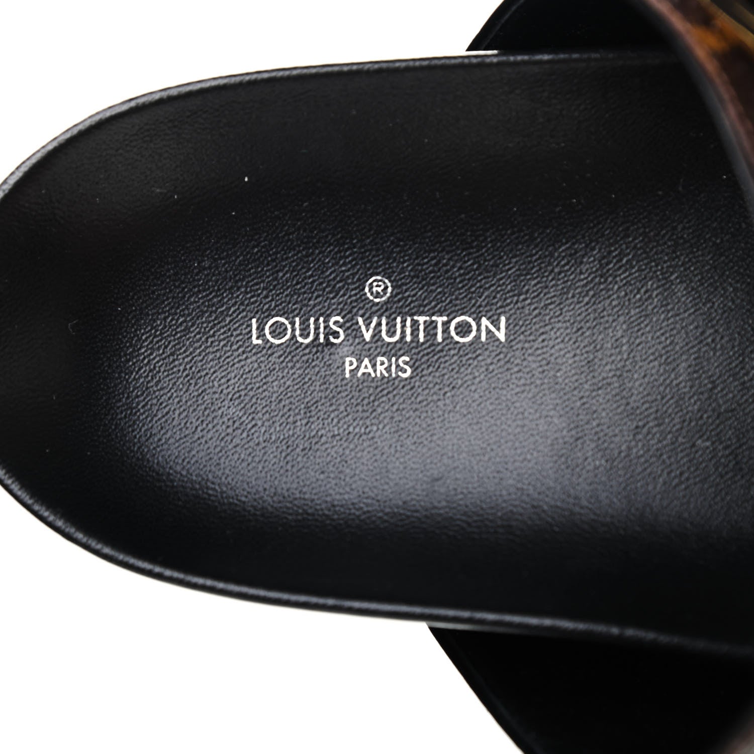Louis Vuitton Monogram Bom Dia Mule Sandals 40 Black 6 of 7