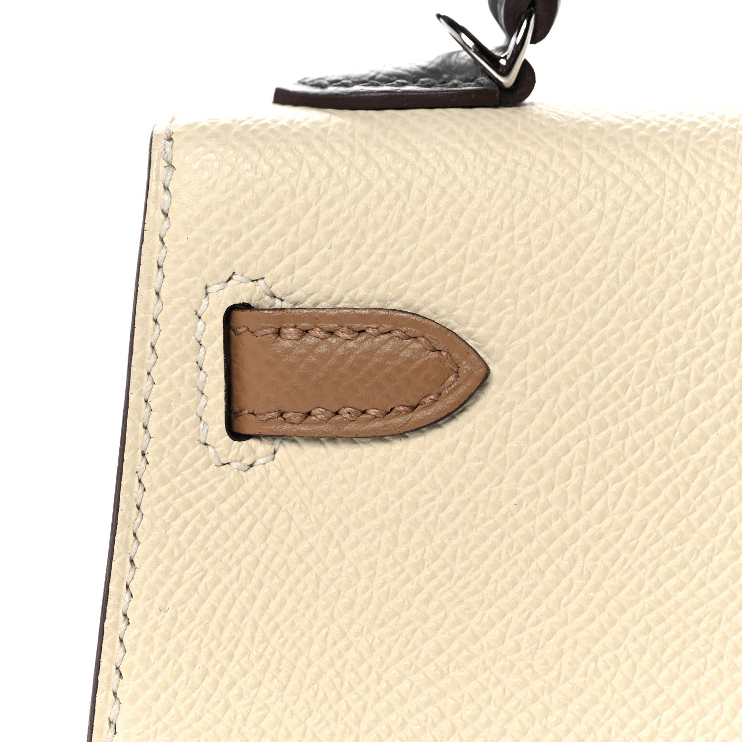 Hermes Epsom Mini Kelly Sellier 20 Nata Chai Gris Meyer 14 of 32