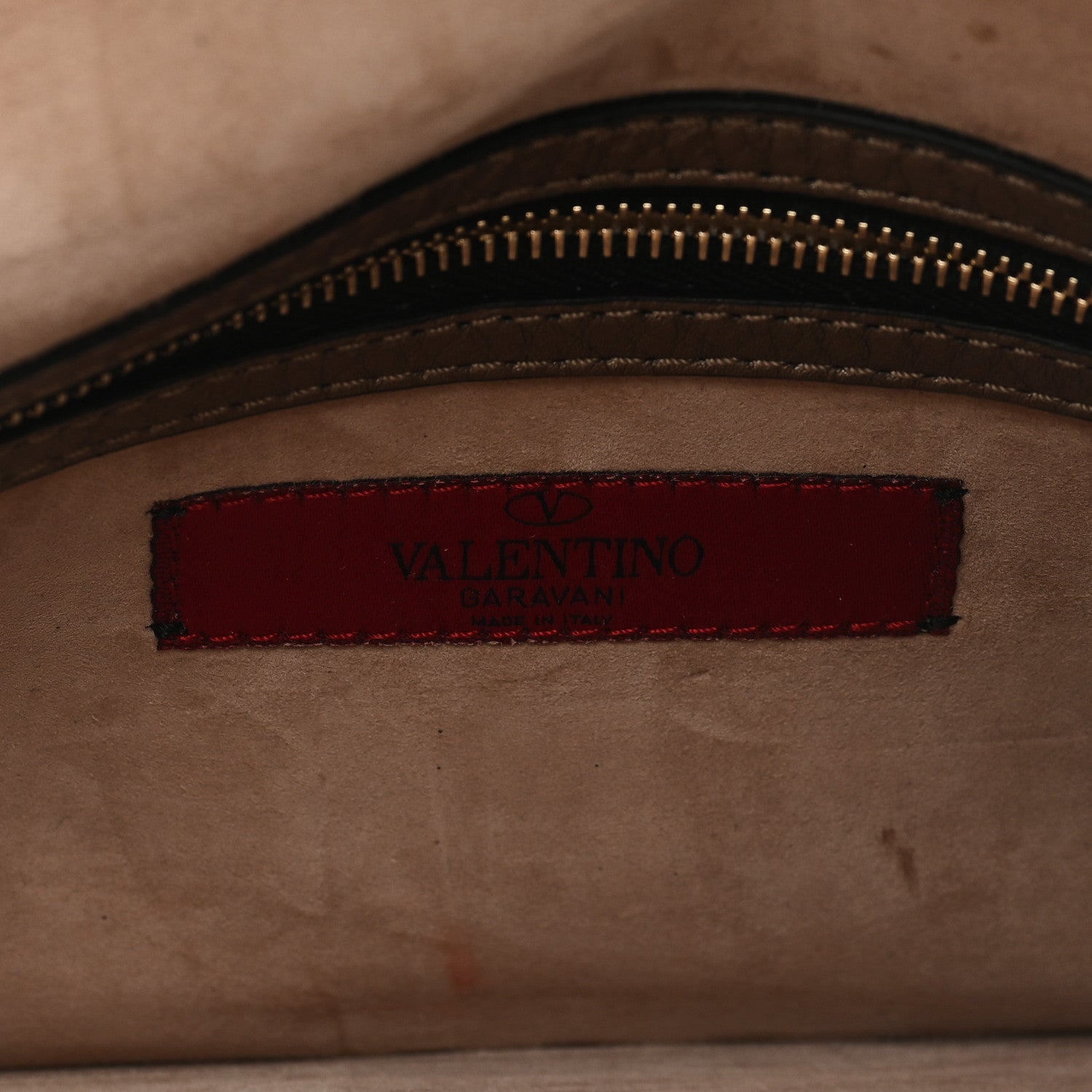 Valentino Garavani Calf Hair Leopard Print Rockstud Clutch Flap Blush 6 of 6