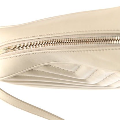Saint Laurent Calfskin Matelasse Monogram Lou Camera Bag Crema Soft 13 of 21
