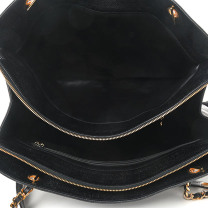 Chanel Caviar XL Weekender Bag Black 5 of 9