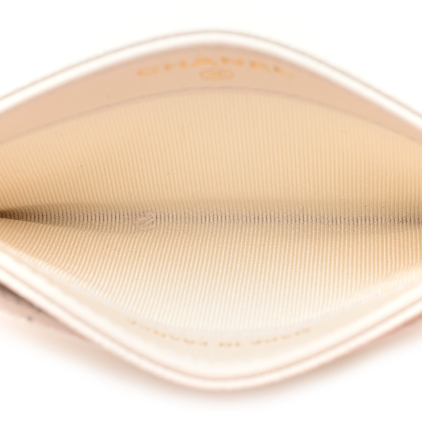 Caviar Quilted Card Holder White
